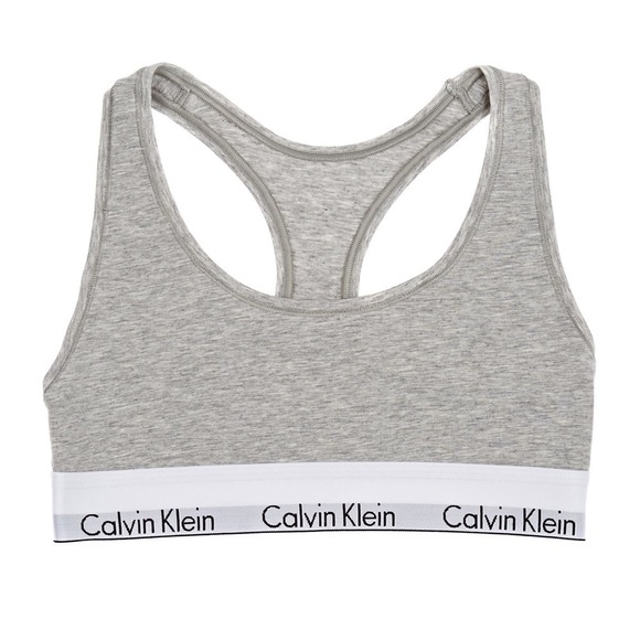 calvin klein gray bralette